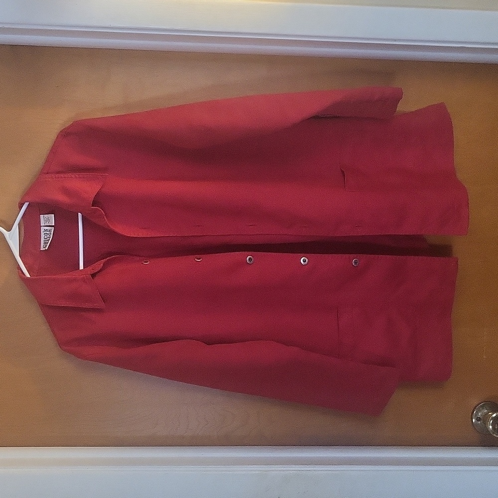 Red Chico's jacket, size 1